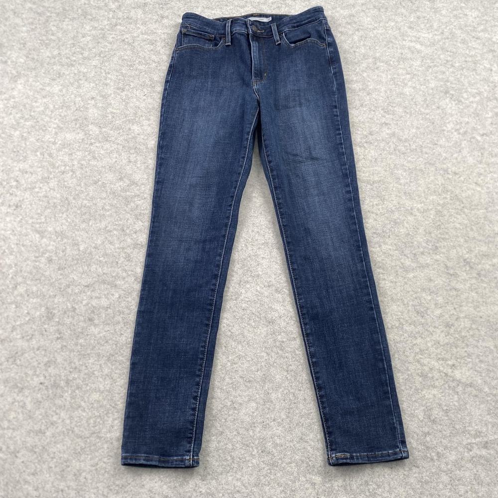 Levi's 721 High Rise Skinny Jeans Womens 29 (27x28) Blue Wash Stretch